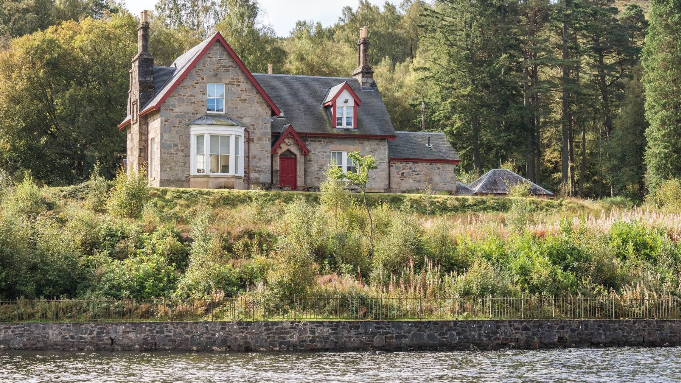 The Royal Cottage at Loch Katrine, built for Queen Victoria's 1859 waterworks visit