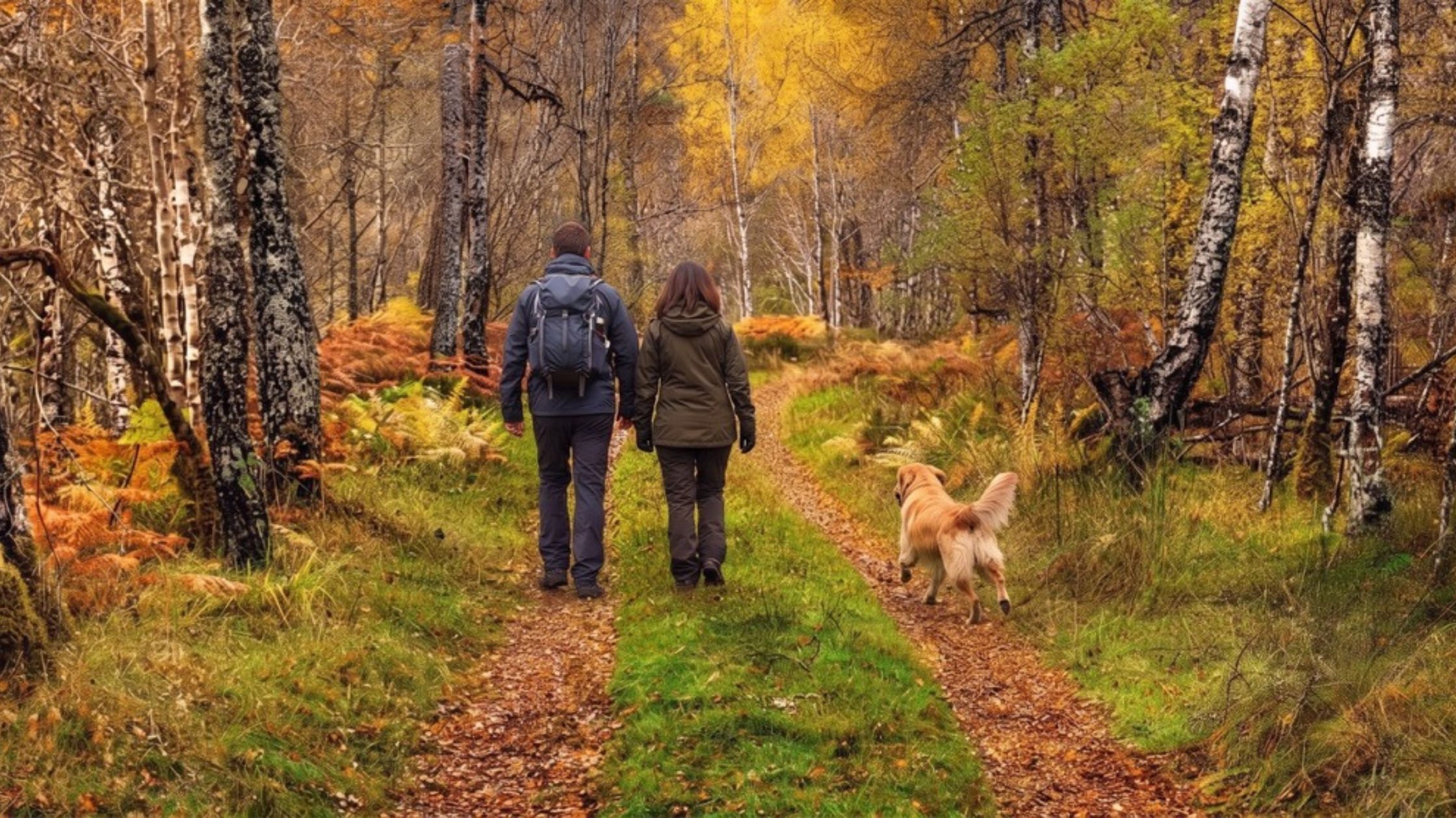 pet friendly accomodation near Loch lomond and loch katrine with walks nearby in beautiful forest scenery